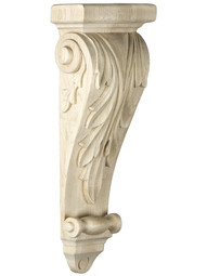 Leaf Pattern Corbel in Three Sizes with Choice of Wood